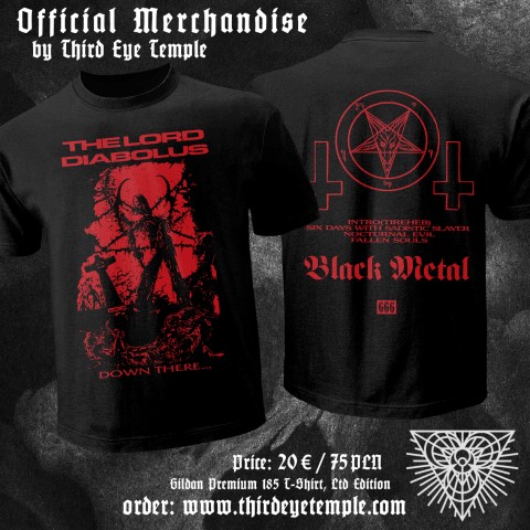 THE LORD DIABOLUS Down There... T-SHIRT PRE-ORDER