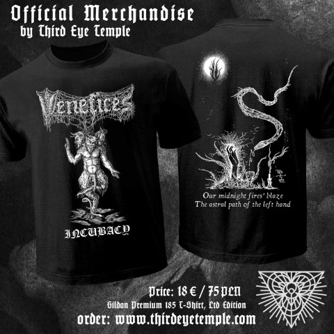 VENEFICES Incubacy T-SHIRT PRE-ORDER
